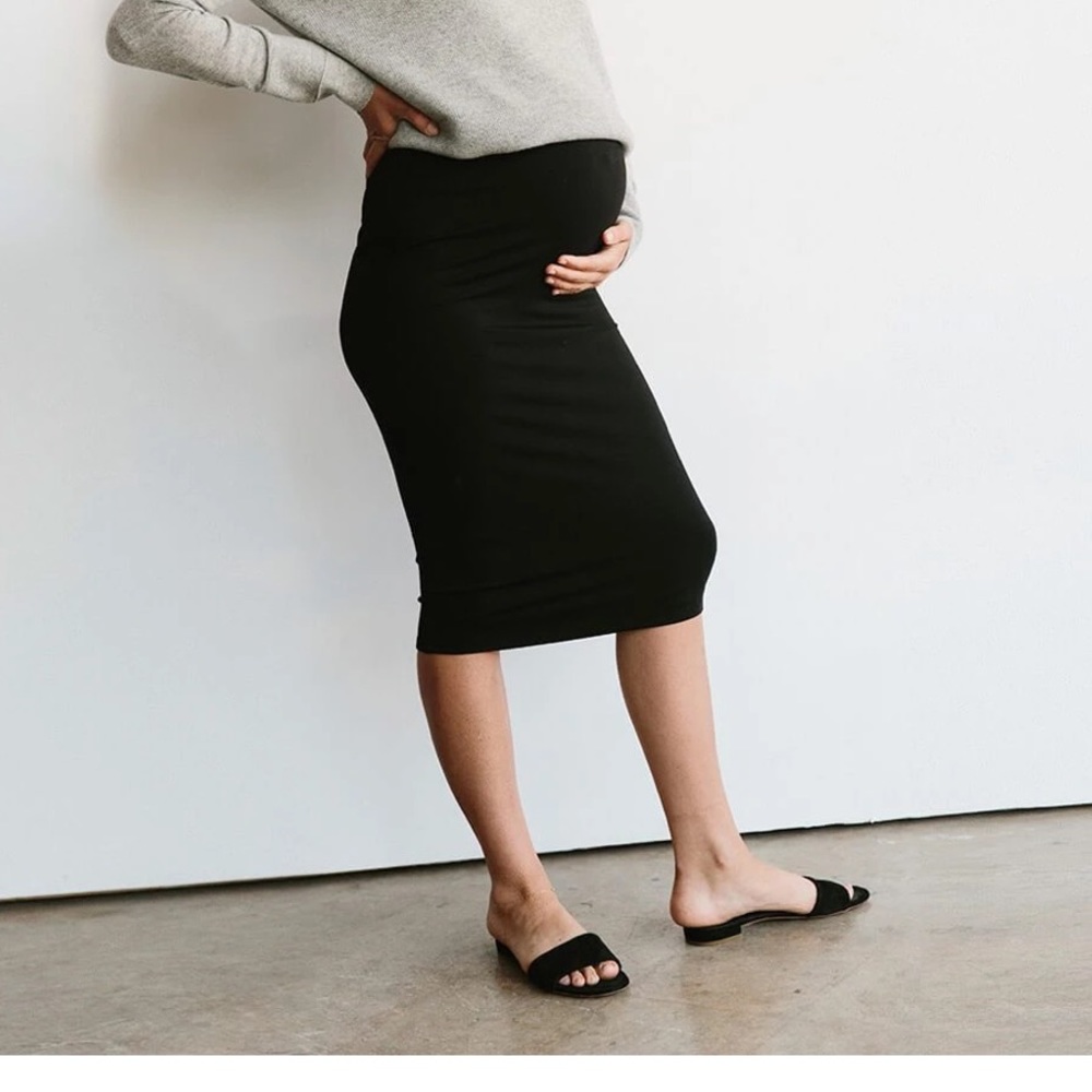 Storq Pencil Maternity Skirt